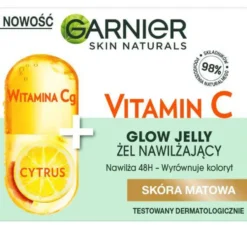 Garnier Skin Naturals Vitamin C Glow Jelly żel nawilżający do twarzy Witamina Cg + Cytrus 50ml