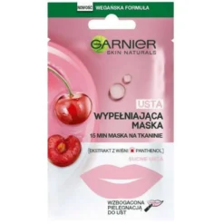 Garnier Skin Naturals wypełniająca maska do ust na tkaninie 5g