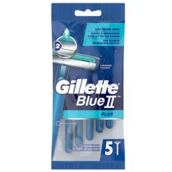 Gillette Blue II Plus jednorazowe maszynki do golenia 5szt.