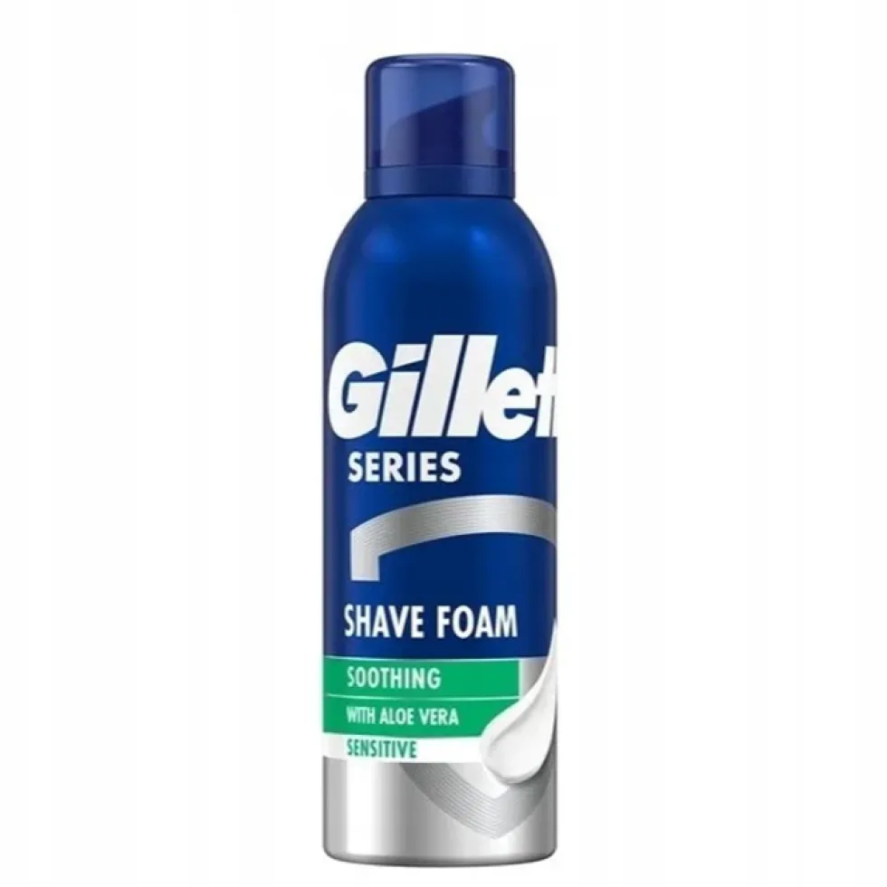 Gillette Shave Foam Soothing pianka do golenia Aloe 200ml