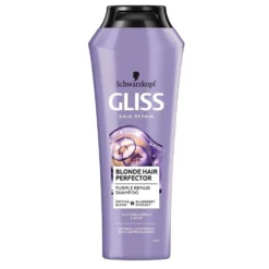 Gliss Blonde Hair Perfector Shampoo szampon do naturalnych farbowanych lub rozjaśnianych blond włosów 250ml
