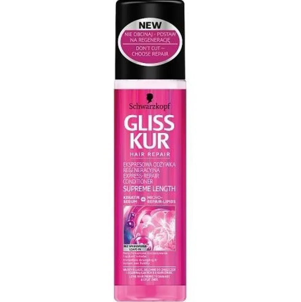 Gliss Supreme Length Express-Repair Conditioner ekspresowa odżywka regeneracyjna do włosów długich i podatnych na zniszczenia 200ml