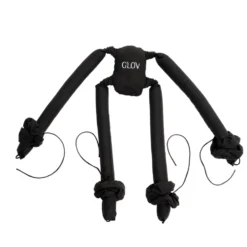 Glov CoolCurl Spider Set wałki do kręcenia włosów na zimno do włosów długiej i średniej długości Black 4szt