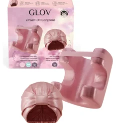 Glov Dream On Gorgeous zestaw satynowy czepek do włosów + upiększająca poduszka nocna