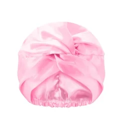 Glov Dwuwarstwowy satynowy czepek do spania Pink