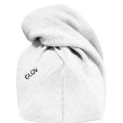Glov Ultrachłonny pielęgnacyjny turban do włosów White