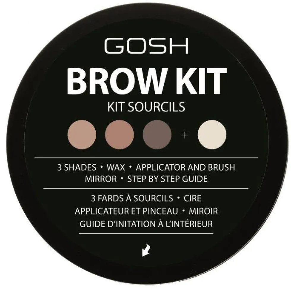 Gosh Brow Kit zestaw do stylizacji brwi 001