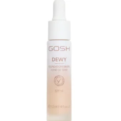 Gosh Dewy Foundation Drops rozświetlający podkład w kroplach 004 Fair 12ml