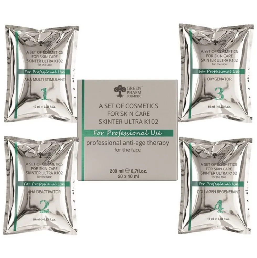 Green Pharm Cosmetic Skinter Ultra K102 zestaw kosmetyczny do pielęgnacji skóry 200ml