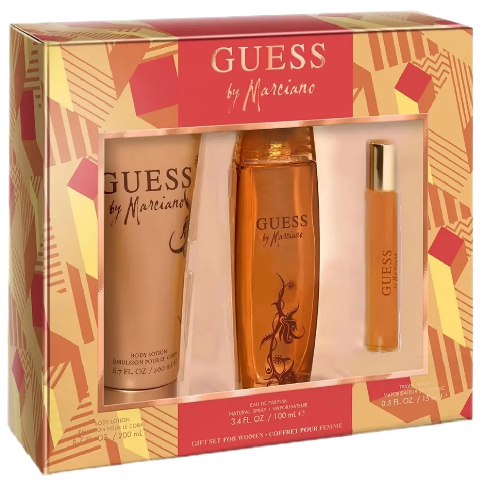 Guess Guess by Marciano zestaw woda perfumowana spray 100ml + woda perfumowana spray 15ml + balsam do ciała 200ml