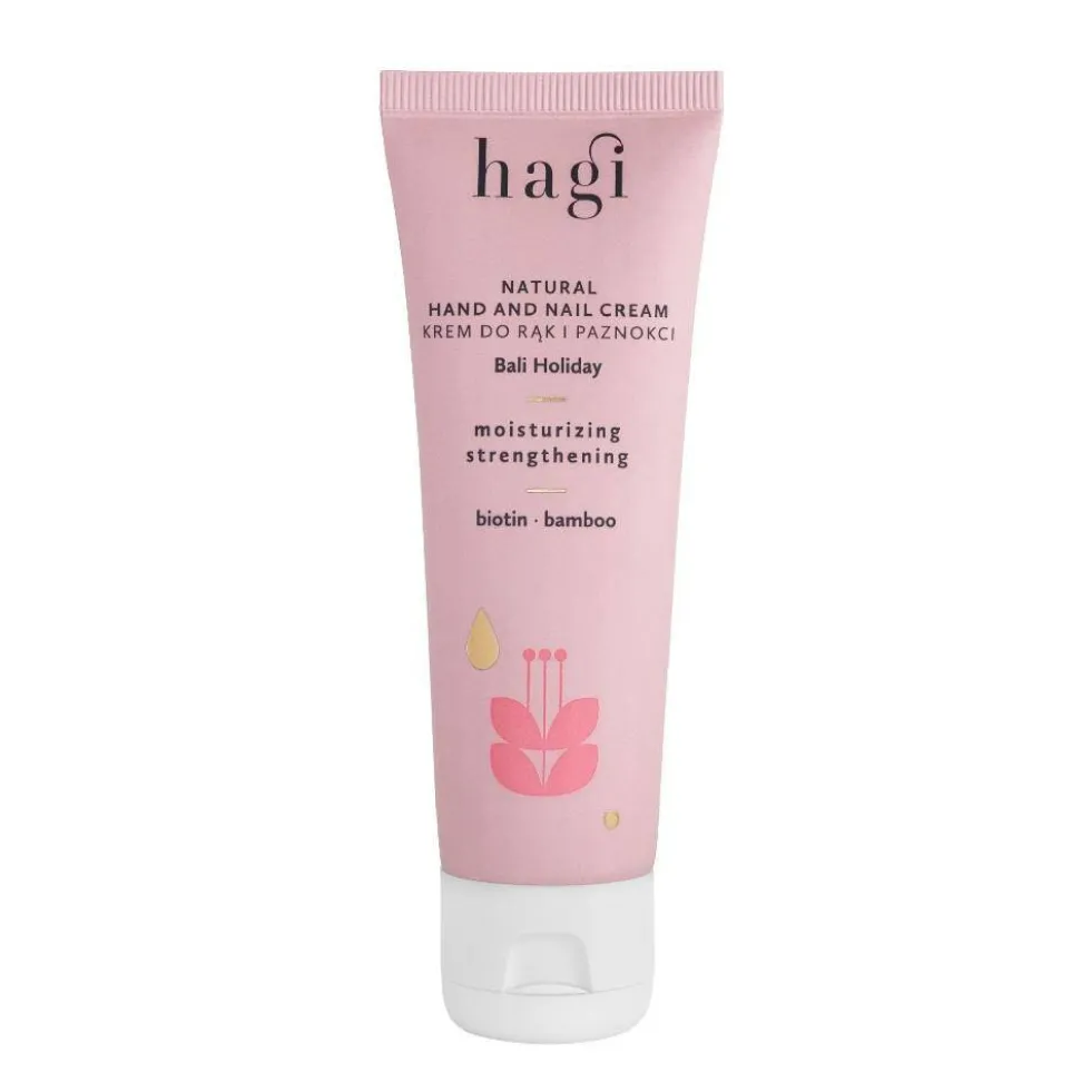 Hagi Krem do rąk i paznokci nawilżająco-wzmacniający Wakacje na Bali 50ml