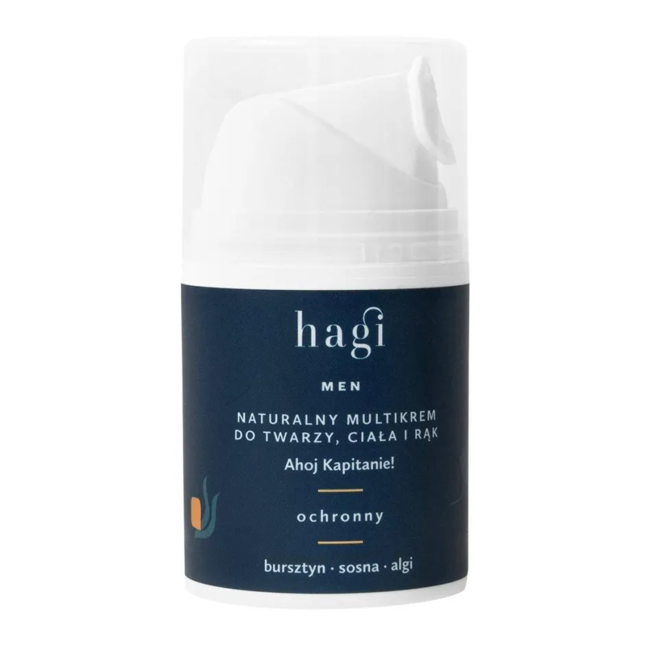 Hagi Multikrem do twarzy ciała i rąk ochronny Ahoj Kapitanie 50ml