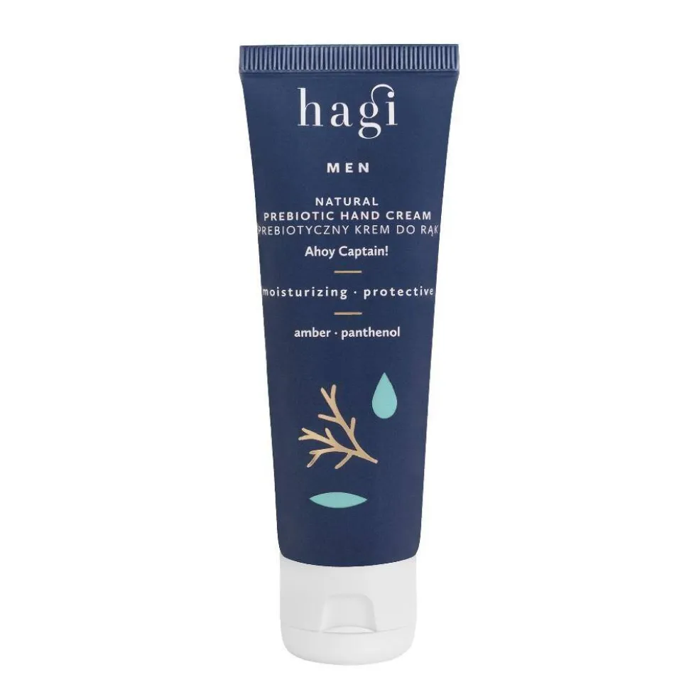Hagi Prebiotyczny krem do rąk nawilżająco-ochronny Ahoj Kapitanie 50ml