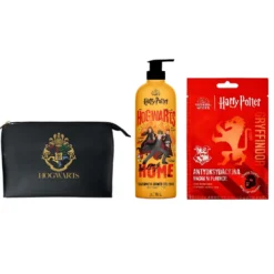 Harry Potter Zestaw żel pod prysznic 500ml + antyoksydacyjna maska w płachcie 20ml + kosmetyczka