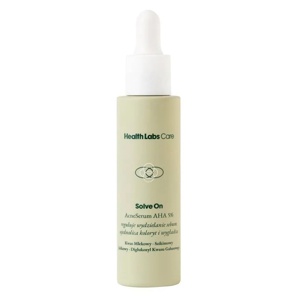 HealthLabs Solve On AcneSerum do twarzy AHA 5% 30ml