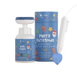 HiSkin Kids Merry Christmas niebieska pianka do mycia Jagodowa 300ml + długopis 3D 1szt