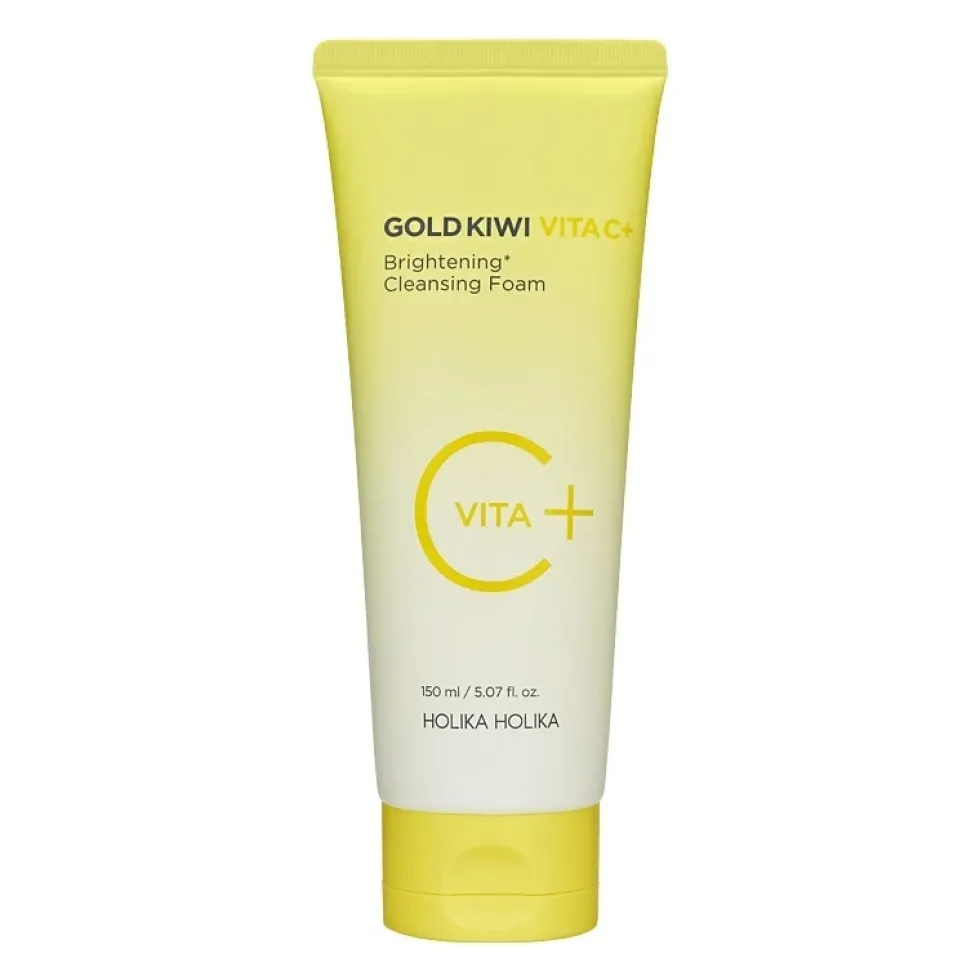 HOLIKA HOLIKA Gold Kiwi Vita C+ Brightening Cleansing Foam oczyszczająca pianka do twarzy 150ml