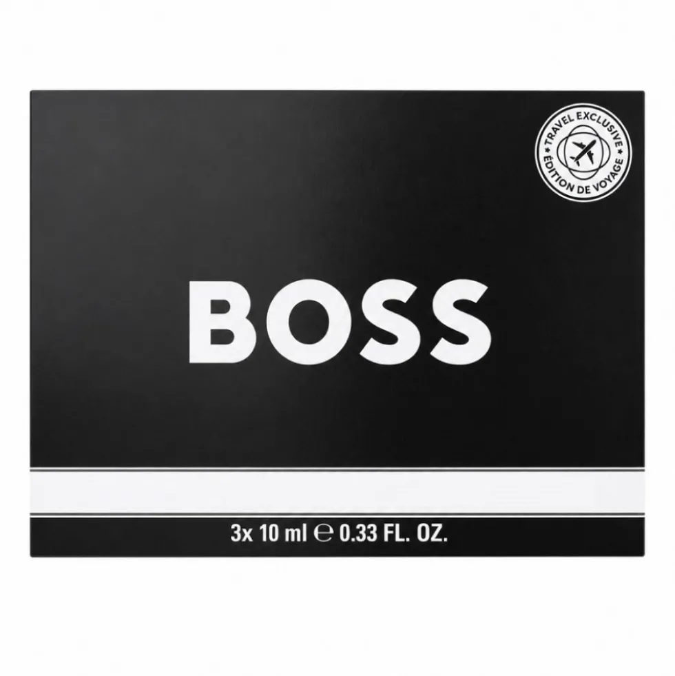 Hugo Boss Travel Exclusive zestaw miniaturek perfum dla mężczyzn 3x10ml
