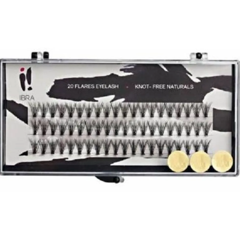 Ibra Kępki sztucznych rzęs Double Knot-Free 20 D-10mm 60szt