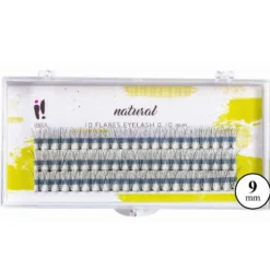 Ibra Kępki sztucznych rzęs Natural Knot-Free 0.10 C-9mm