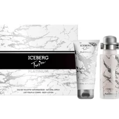 Iceberg Twice Platinum zestaw woda toaletowa spray 125ml + balsam do ciała 100ml