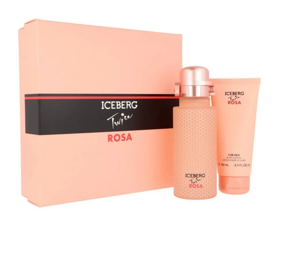 Iceberg Twice Rosa zestaw woda toaletowa spray 125ml + balsam do ciała 100ml