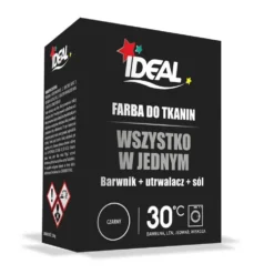 IDEAL All in One barwnik do tkanin Czarny 350g