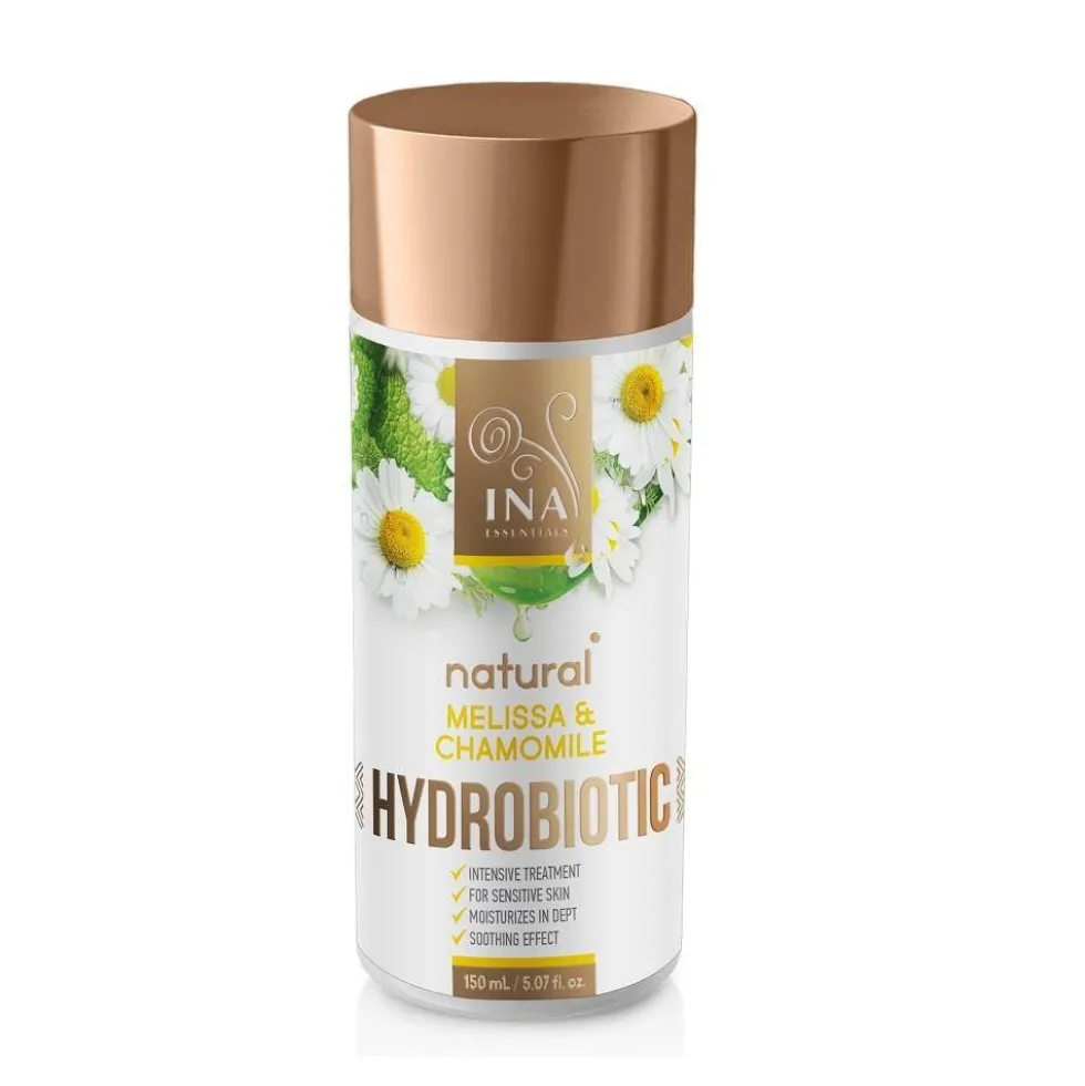 INA ESSENTIALS Hydrobiotic intensywna pielęgnacja łagodząca dla skóry wrażliwej Melisa & Rumianek 150ml