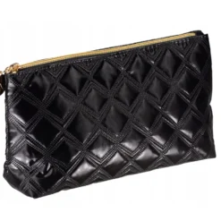 Inter Vion Gold & Black kosmetyczka pikowana czarna
