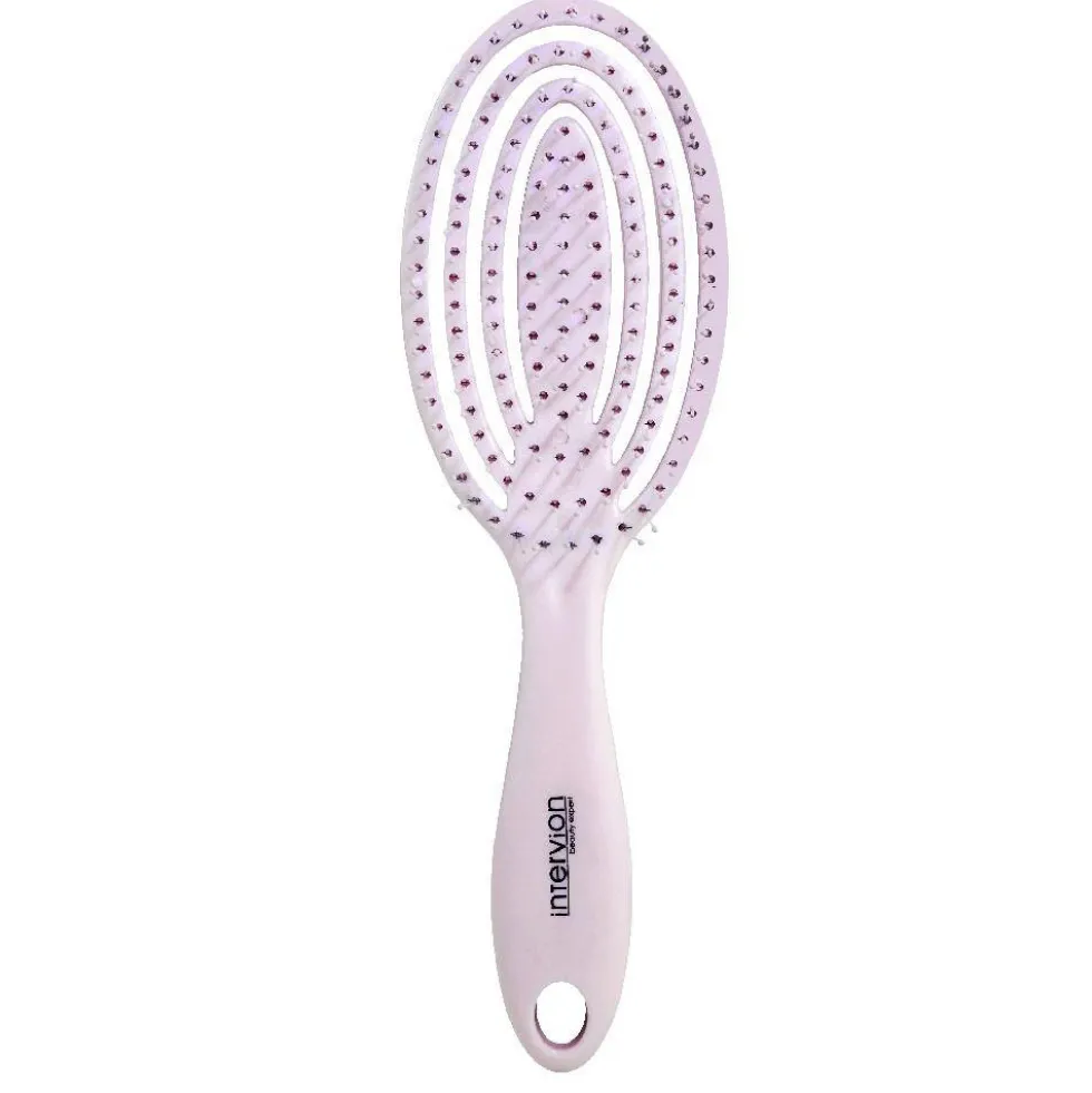 Inter Vion iComfort Hair Brush szczotka do włosów Pudrowy Róż