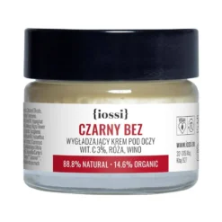 Iossi Czarny Bez wygładzający krem pod oczy witamina C 3% & róża & wino 15ml
