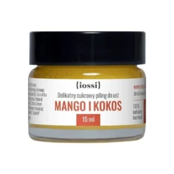 IOSSI Mango i Kokos delikatny cukrowy peeling do ust 15ml