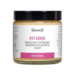 Iossi Ryż i Kokos nawilżająco-peelingująca delikatna pasta do mycia twarzy 120ml