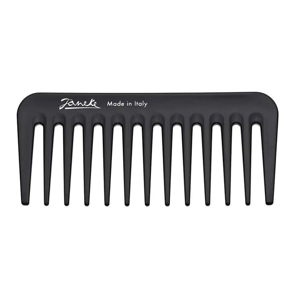 Janeke Mini SuperComb mały grzebień do rozczesywania włosów Czarny
