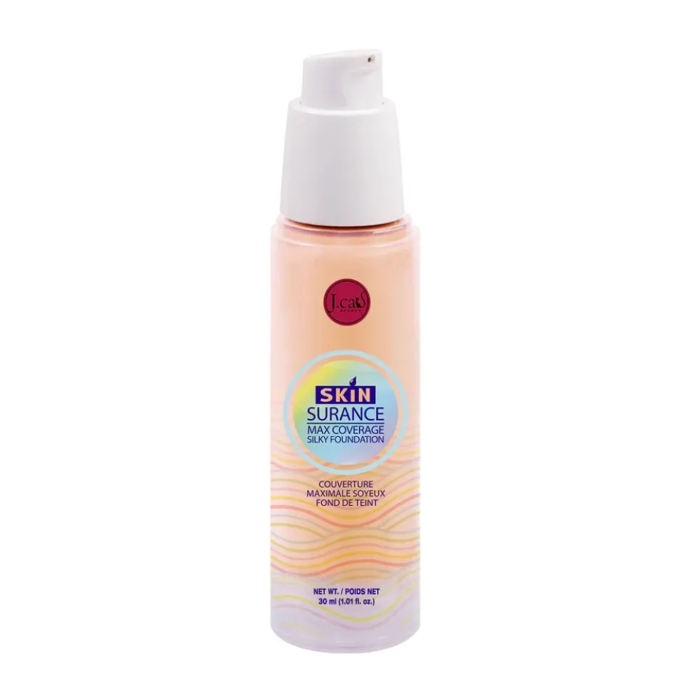 J.Cat Beauty Skinsurance Max Coverage Silky Foundation podkład kryjący do twarzy 104 Ivory 30ml