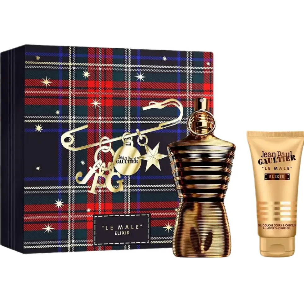 Jean Paul Gaultier Le Male Elixir zestaw perfumy spray 125ml + żel pod prysznic 75ml