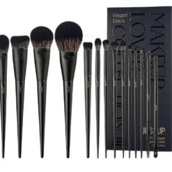 JESSUP Matte Black Versatile Brush Collection zestaw pędzli do makijażu T336 14szt.