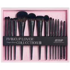 JESSUP Matte Black Versatile Brush Collection zestaw pędzli do makijażu 14szt. T336