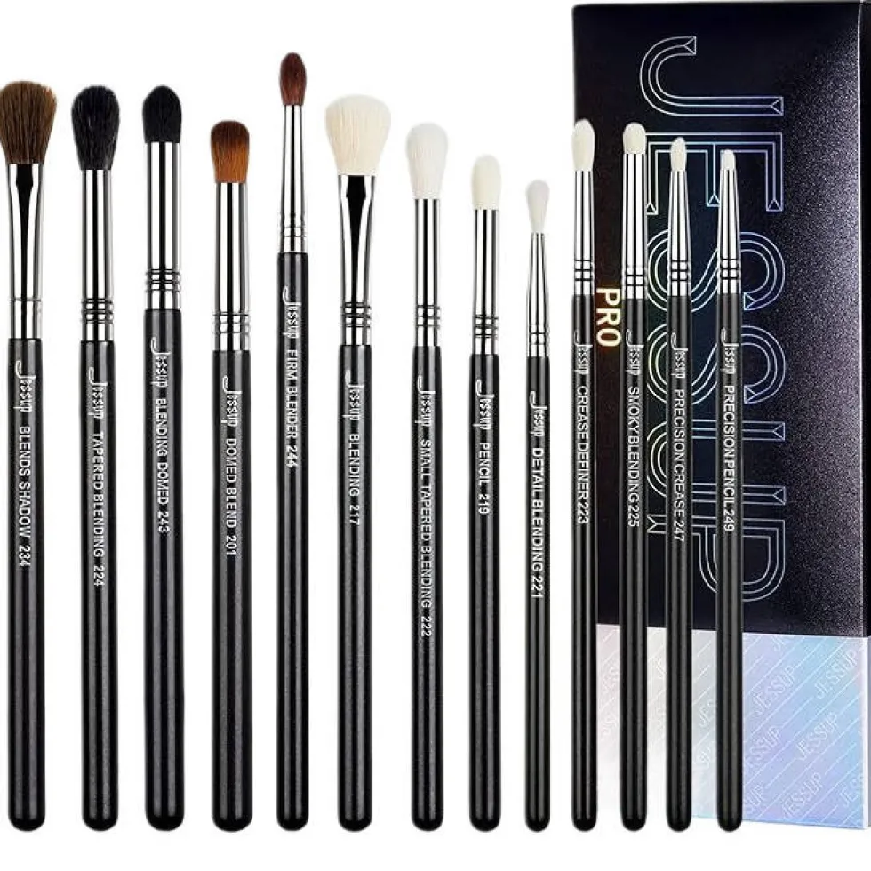 JESSUP Pro Blending Brushes zestaw pędzli do makijażu oczu T338 13szt.