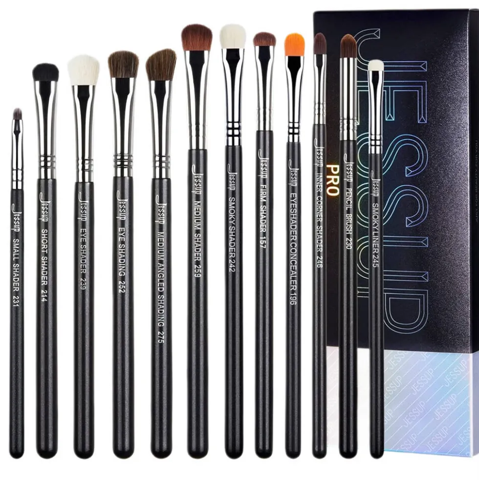 JESSUP Pro Eyeshadow Brushes zestaw pędzli do makijażu oczu T339 12szt.