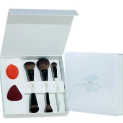 JESSUP Ultimate Travel Makeup Tool Gift Kit zestaw pędzle do makijażu 3szt. + gąbeczki do makijażu 2szt. T510