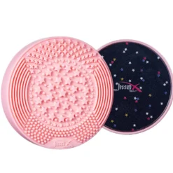 JESSUP Wet&Dry Brush Cleaner mata do czyszczenia pędzli na sucho i mokro Pink