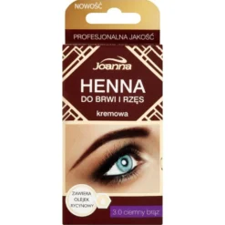Joanna Henna do brwi i rzęs kremowa 3.0 Ciemny Brąz 15ml