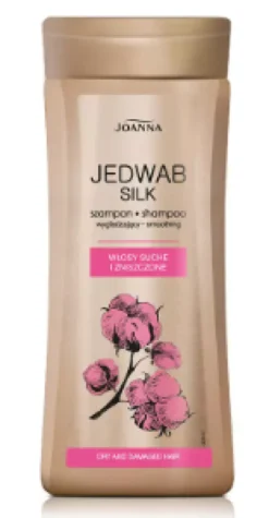 Joanna Jedwab szampon wygładzający do włosów suchych i zniszczonych 200ml