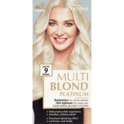 Joanna Multi Blond Platinum rozjaśniacz do całych włosów do 9 tonów