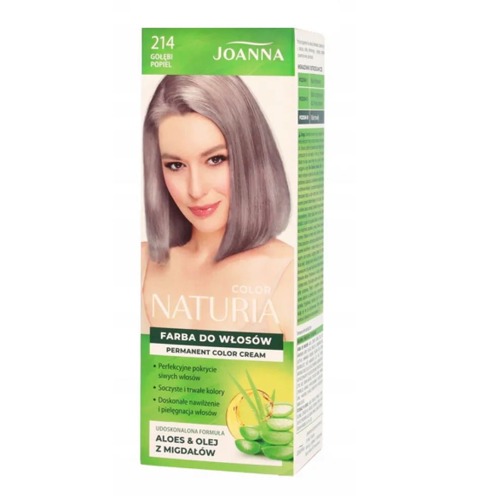 Joanna Naturia Color farba do włosów 214 Gołębi Popiel