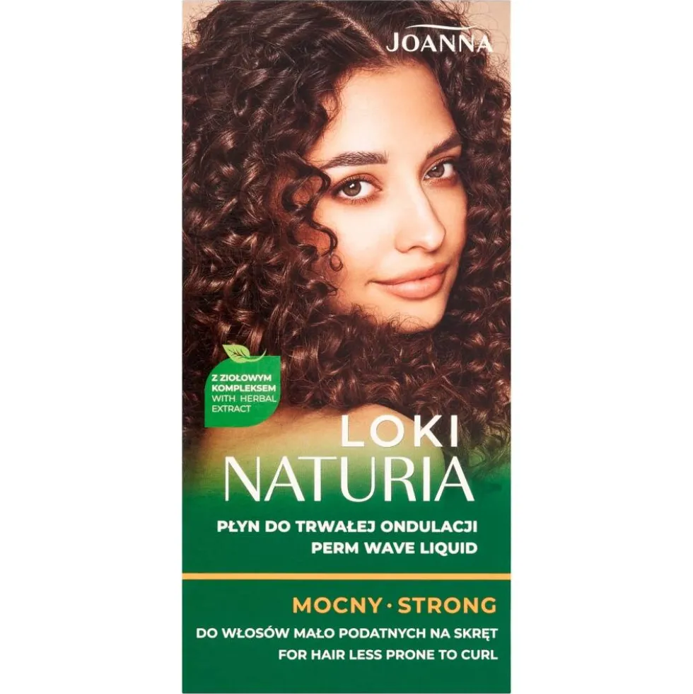 Joanna Naturia Loki płyn do trwałej ondulacji Mocny 2x75ml