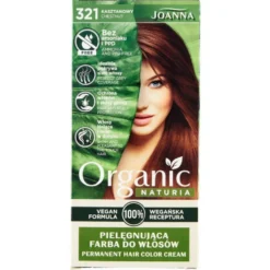 Joanna Naturia Organic pielęgnująca farba do włosów 321 Kasztanowy