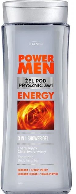 Joanna Power Men Energy żel pod prysznic 3w1 300ml