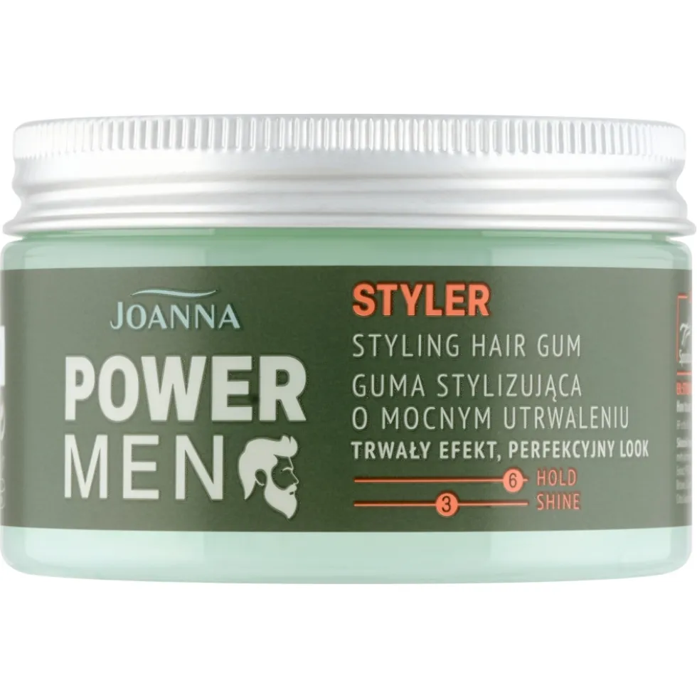 Joanna Power Men Styler guma stylizująca o mocnym utrwaleniu 100g